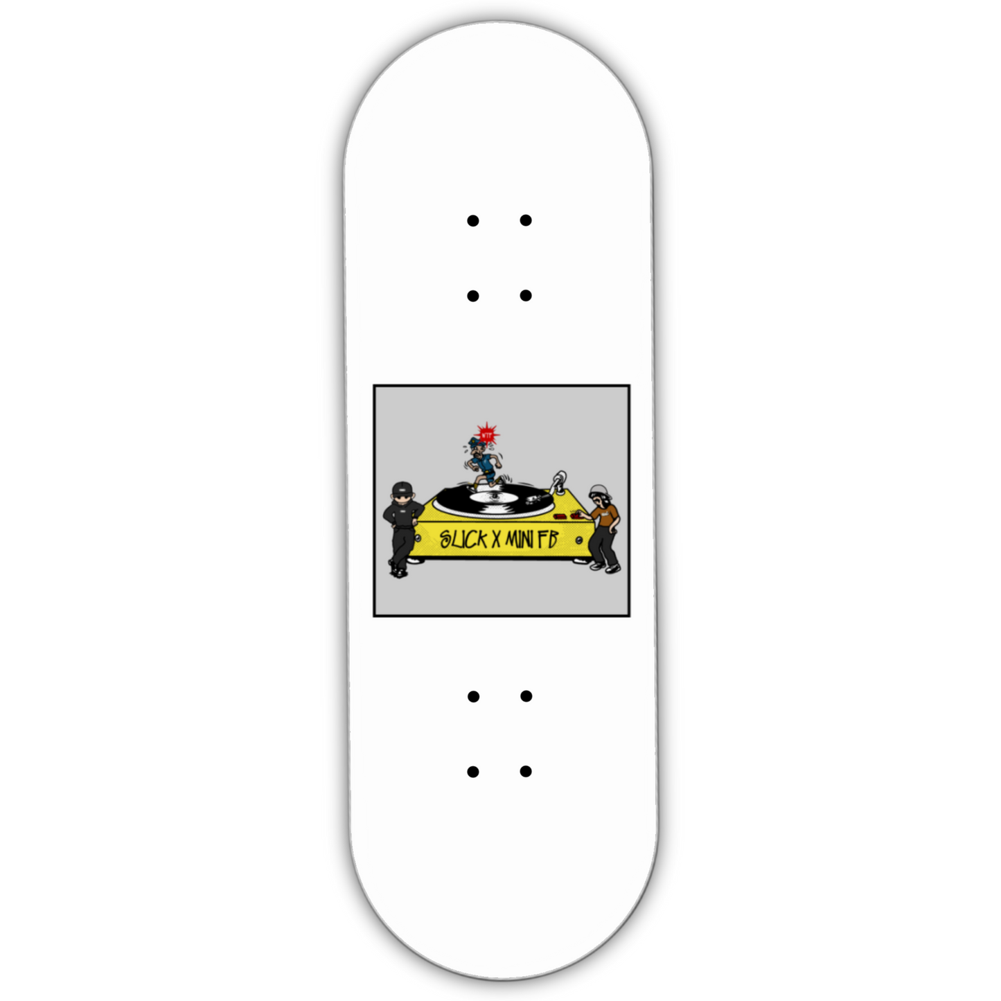 SLICK X MINI FB “RECORD PLAYER” FINGERBOARD DECK