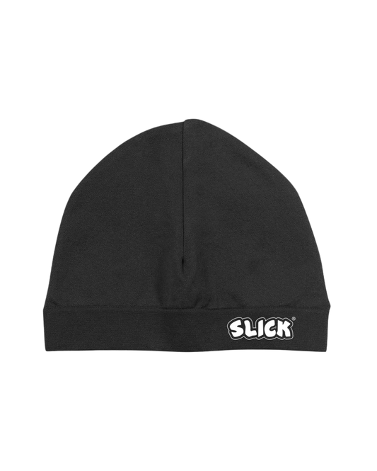 SLICK® SKULL CAP ON CHARCOAL BLACK