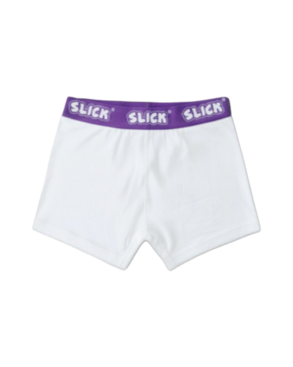 SLICK BOXER BRIEFS ON PURP