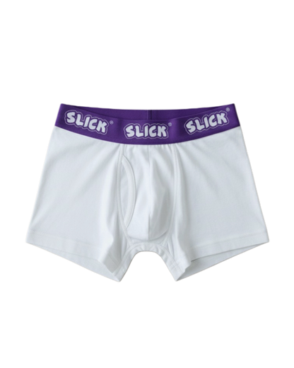 SLICK BOXER BRIEFS ON PURP