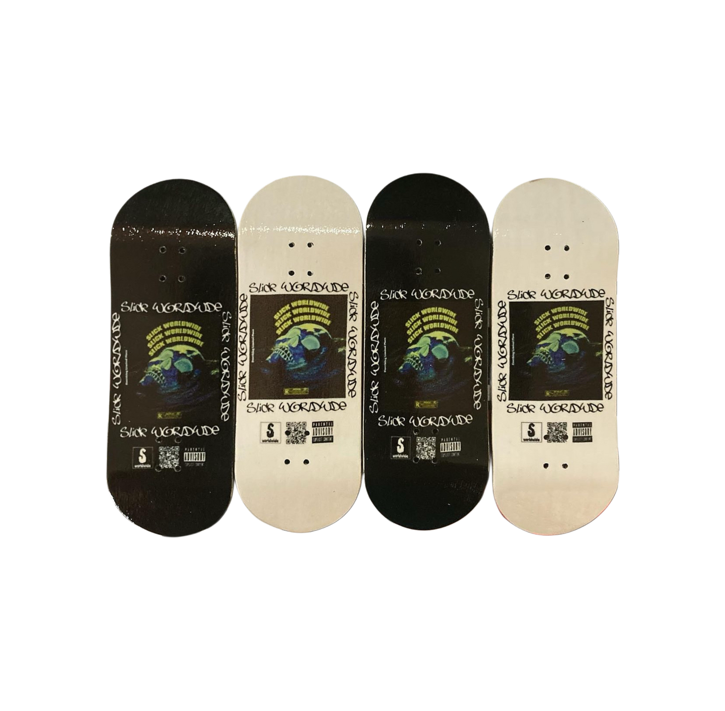 SLICK DROWNING SKULL FINGERBOARD DECK
