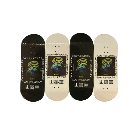 SLICK DROWNING SKULL FINGERBOARD DECK