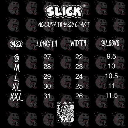 SLICK WEB HEARTS TEE ( CHARCOAL BLACK )