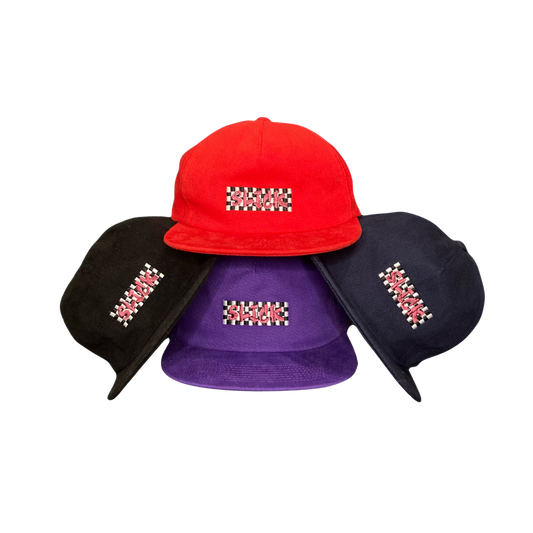 SLICK ON CHECKERED UNSTRUCTED CAP