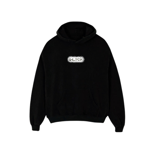 HAND SIGN BONES HOODIE ( CHARCOAL BLACK )
