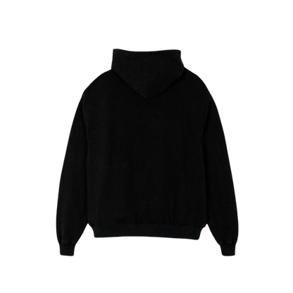 HAND SIGN BONES HOODIE ( CHARCOAL BLACK )