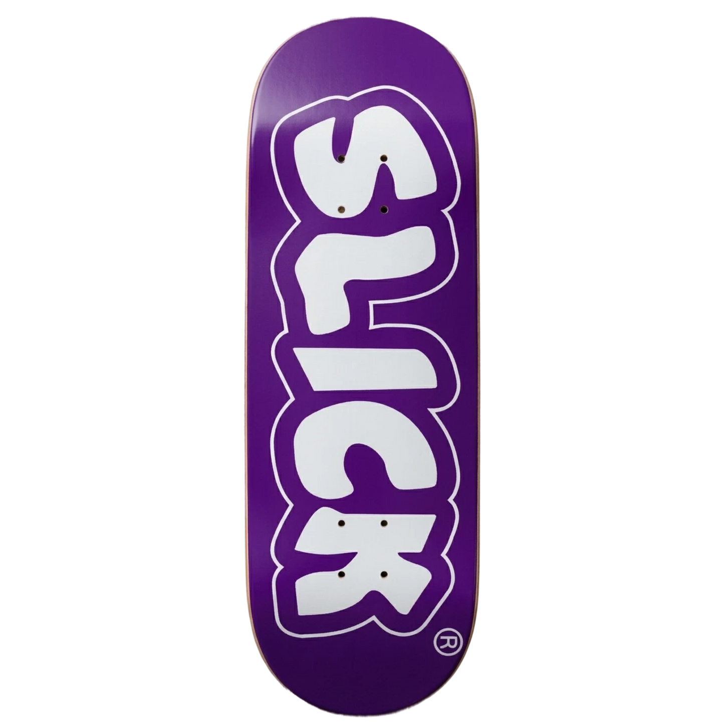 SLICK OG LOGO ON PURP FINGERBOARD DECK
