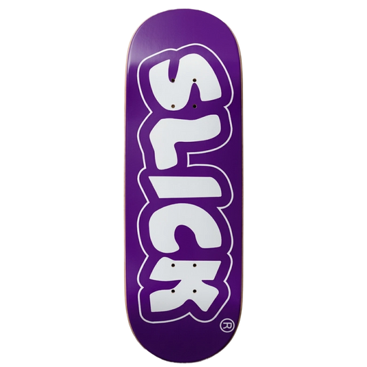 SLICK OG LOGO ON PURP FINGERBOARD DECK