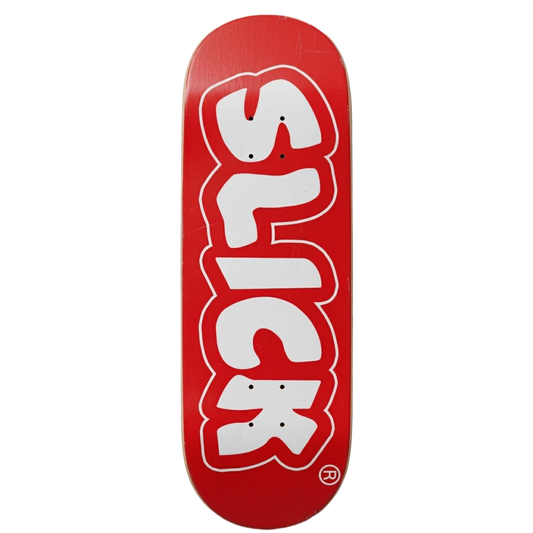SLICK OG LOGO ON RED FINGERBOARD DECK