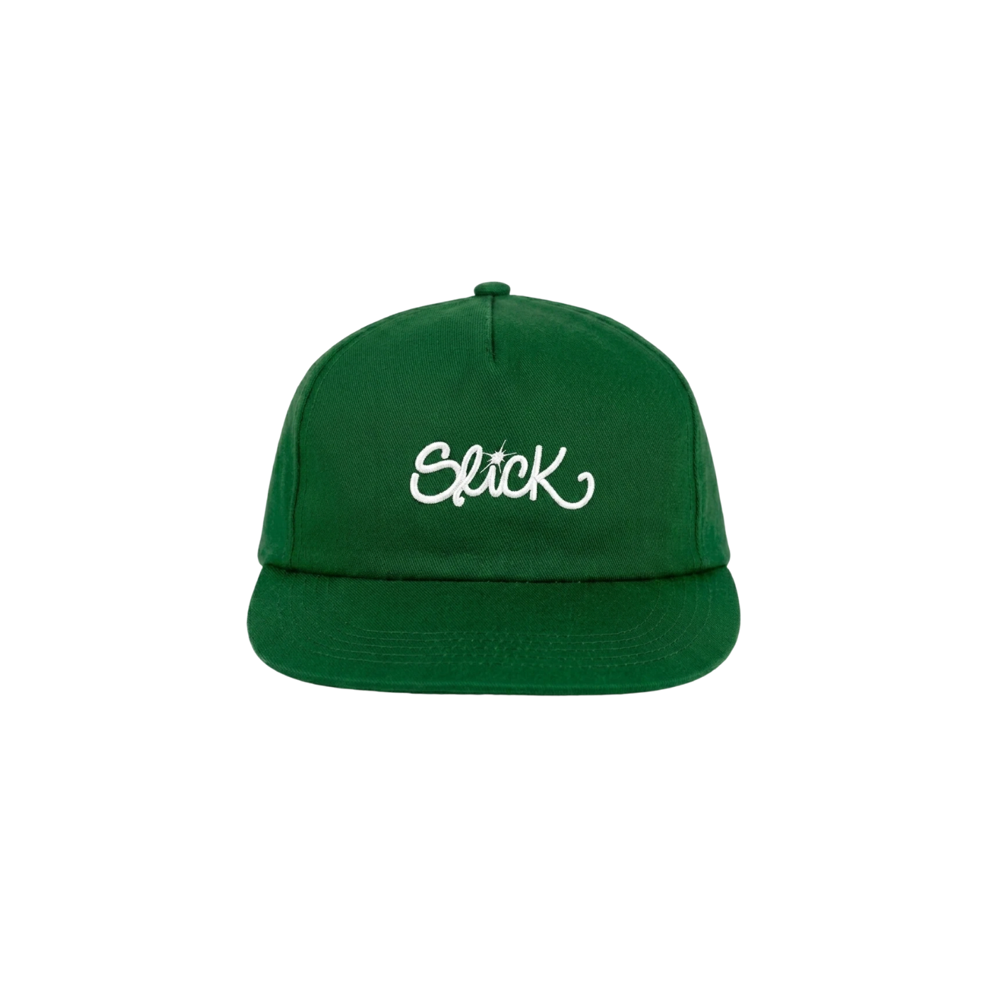 SLICK® "SIGNATURE V2" UNSTRUCTED CAP ON FOREST GREEN