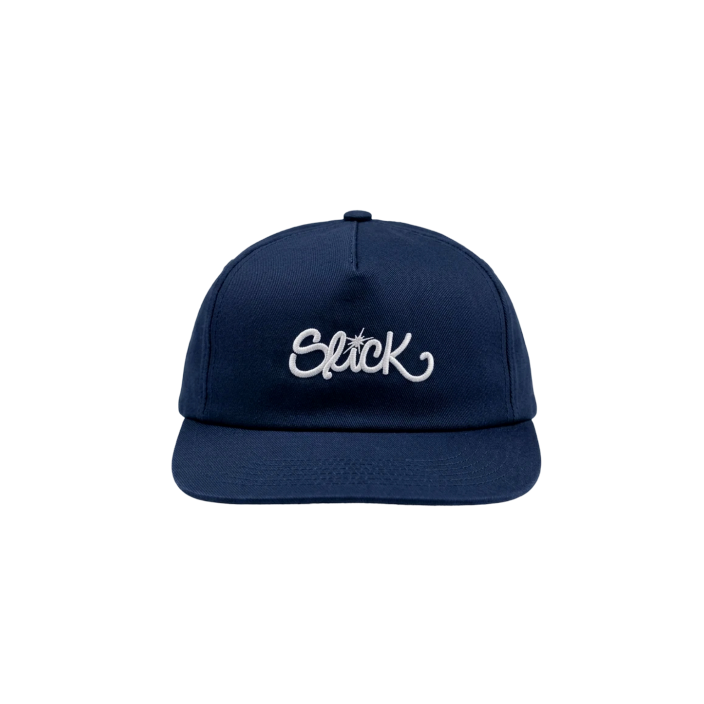 SLICK® "SIGNATURE V2" UNSTRUCTED CAP ON NAVY BLUE