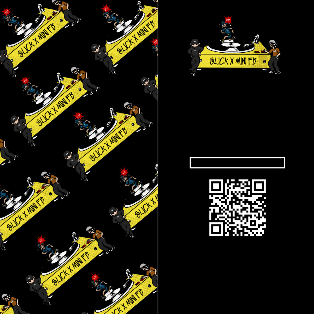SLICK X MINI FB “RECORD PLAYER” FINGERBOARD DECK